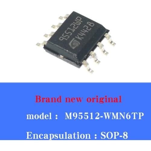 10/pcs Lot New imported original M95512-WMN6TP 95512WP SOP-8 patch memory chip IC