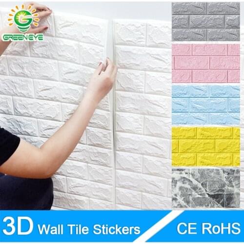 3D Wallpaper Marble Brick Peel and Self-Adhesive Wall Stickers Waterproof DIY for Kitchen Bathroom Home Wall Sticker Decal Vinyl