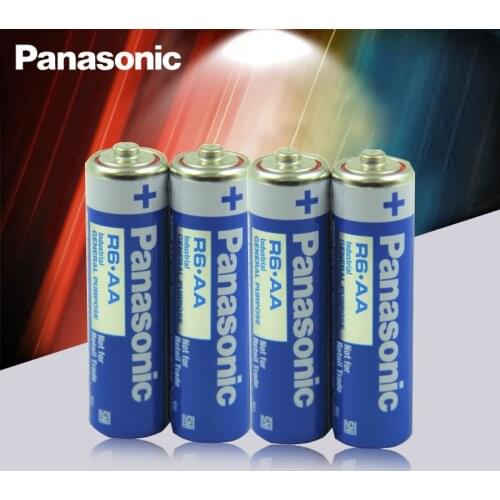 4pcs Panasonic R6 1.5V AA Battery Alkaline Batteries No Mercury Dry Battery For Electric Toy Flashlight Clock Mouse
