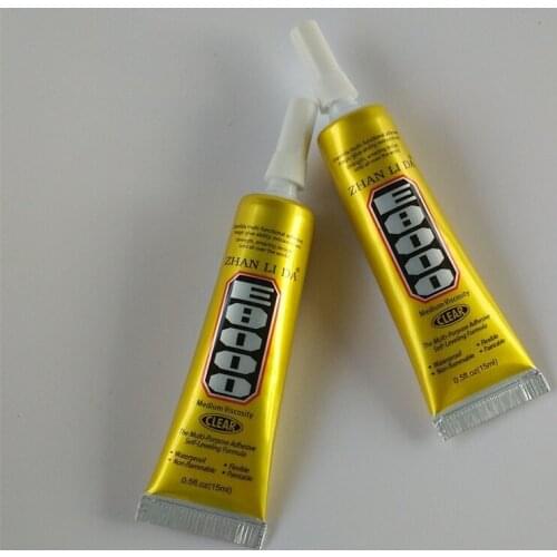 50pcs/lot 15ml E8000 needle type mobile phone screen glue DIY craft jewelry drill beauty drill epoxy resin adhesive Wholesale
