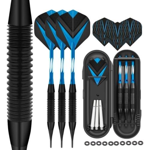 Aluminum Metal Dart Shafts, Iron Barrel and Unique Dart Flight Flag Designs Professional Darts Beginner Throwing Darts