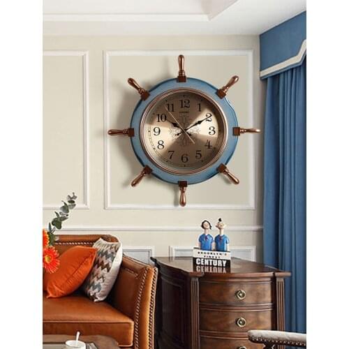 Large Luxury Wall Clock Nordic Silent Vintage Unique Wall Clocks Golden Novelty Living Room Zegar Scienny Home Decor AB50WC