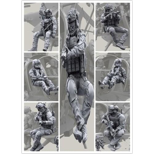 1/35 Resin Figure Model Kit Unassambled Unpainted X345(7 FIGURES)