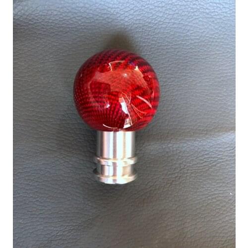 Real Carbon Fiber Car Gear Knob Sticker For VK Volkswagen Golf GOLF6 GOLF7 MK6 MK7 Bora Jetta POLO Sagitar