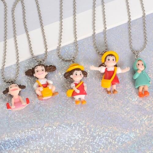 My neighbor totoro Necklace Mei Totoro Necklaces Anime movies Jewelry Necklace for Girl Women Kids Kawaii Jewelry