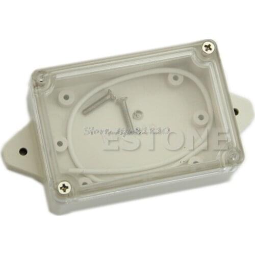 Plastic Waterproof Clear Cover Electronic Project Box Enclosure Case 85*58*33MM Z09 Drop ship