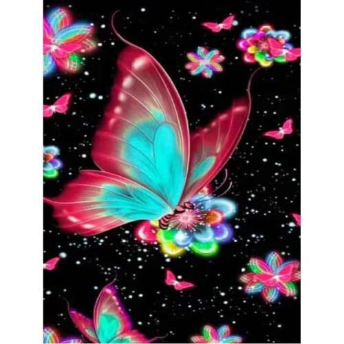 Full square diamond painting embroidery butterfly mosaic art diamond dotz rhinestone picture puzzle drawing wall decor stickers