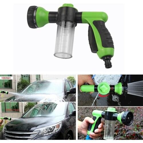 Portable Auto Foam Lance Water Gun High Pressure 3 Grade Nozzle Jet Car Washer Sprayer Cleaning Tool Automobiles Wash Tools 2.0