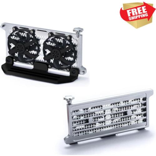 Radio control RC Car DJ TRX4 TRX6 1/10 metal cooling water tank V8 heat sink option upgrade parts