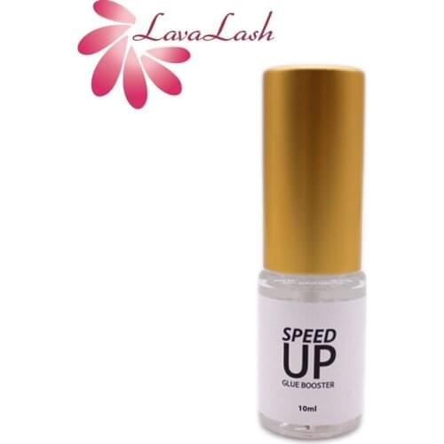Speed Up Glue Booster False Eyelashes 10ml Golden Cap Korea Professional Lash Lifting Adhesive Makeup Tools Clear Lash Perm