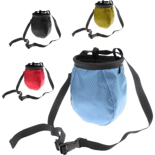 Chalk Bag Pouch for Rock Climbing Bouldering Gymnastics Weightlift with Waist Belt Gymnastics Rock Climbing Kayaking Boating