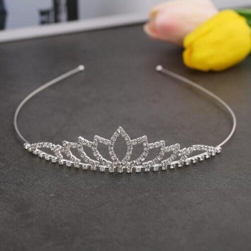 Wedding Women Girl Rhinestone Headband Head Crown Princess Jewelry Hair Ornament Fairy style dropshipping