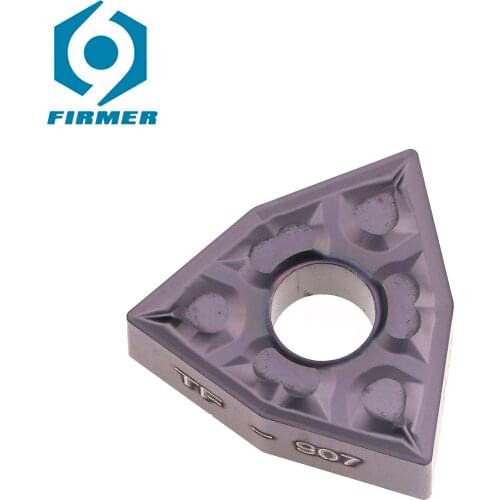 Turning carbide inserts WNMG080404-TF IC907 R0.4 external turning inserts lathe cutter cutting tool CNC tools 10pcs/lot