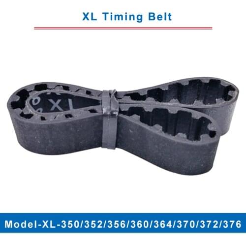 XL timing belt model-350XL/352XL/356XL/360XL/364XL/370XL/372XL/376XL belt teeth pitch 5.08mm width 10/15mm for XL timing pulley