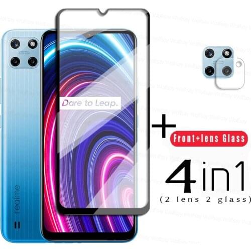 2.5D Tempered Glass For Realme Q3 Pro Screen Protector Glass For Realme Q3 Pro Full Glue Protective Phone Film For Realme Q3 Pro