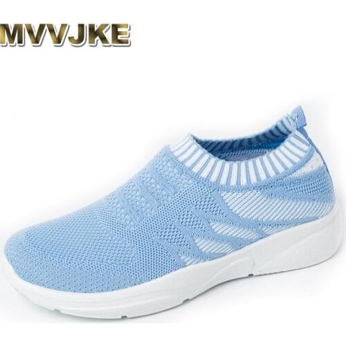 MVVJKEWomen Vulcanized Shoes High Quality Women Sneakers Slip On Flats Shoes Women Loafers Walking Flat shoes