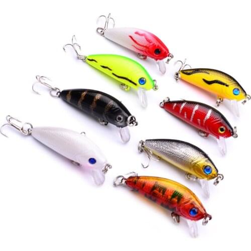 1Pcs 5cm 3.6g Hard Fishing Lures Sinking Jerkbait VIB Rattlin Hook Wobblers Deep Dive Sinking Sea Ocean Artificial Plastic Bait