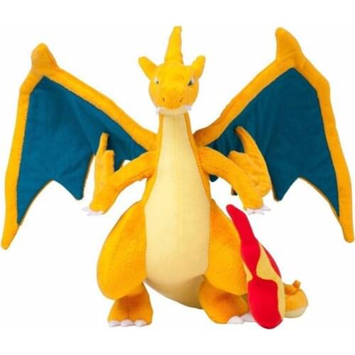 10pcs/lot 25cm Mega Charizard Plush Toys Mega Evolution Y Charizard Plush Soft Stuffed Animals Toys for Kids Children Gifts