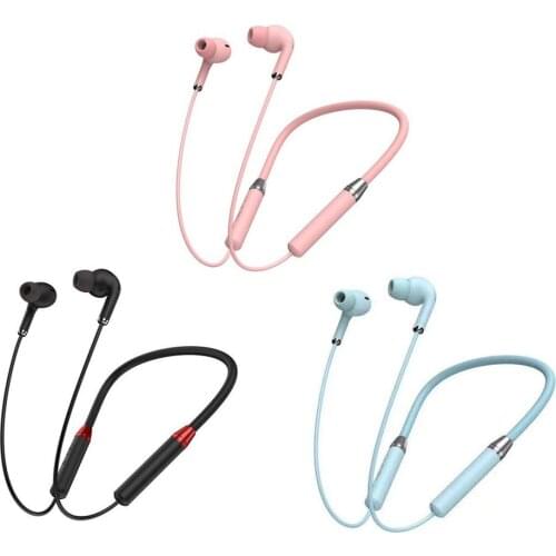 Bluetooth 5.0 Wireless Sports Headset Stereo Subwoofer Hanging Neck Headset Voice Control Portable Earbuds Bluetooth Headset