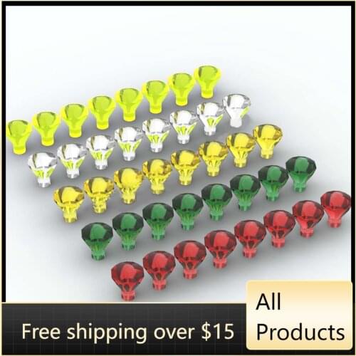 10PCS Assembles Particles 30153 Rock 1x1 Jewel Stone Building Blocks Bricks Kit Part High-Tech Education Toy For Children Gifts