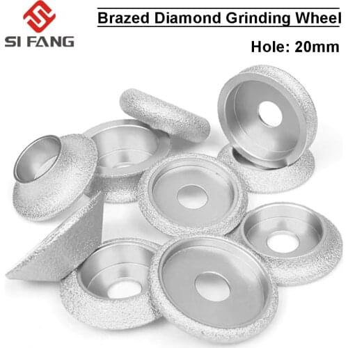 Dia 75mm Vacuum Brazed Diamond Grinding wheel Sanding Disc For marble granite quartz ceramics Grinding Disc