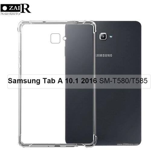 For Samsung Galaxy Tab A A6 10.1 2016 SM-T580 SM-T585 T587 Case Silicone Tablet Bags Soft TPU Back Cover Case Protective Shell