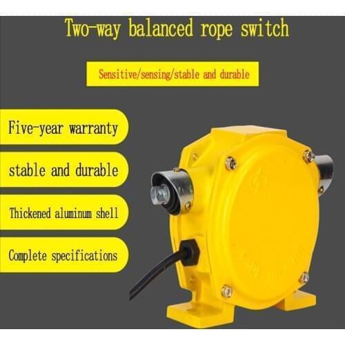 Two-way balanced cable switch CFL5-16 LLP2-I SLSFT2-I emergency stop cable switch automatic reset