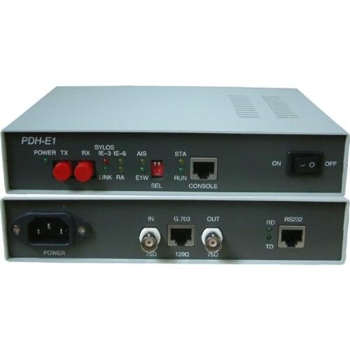 E1 Optical Transceiver PDH Optical Cat Single E1 Optical Cat PDH 2 Megabit Optical Fiber Transceiver