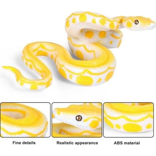 2PCS Simulation Snake Toy Fake Snake Figure Toys for Halloween Gift Party Prank Props Anime figures toys for boys Adult children