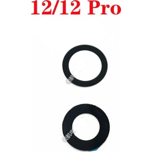 New Rear back camera glass lens replacement with sticker For Iphone 12 12 Pro