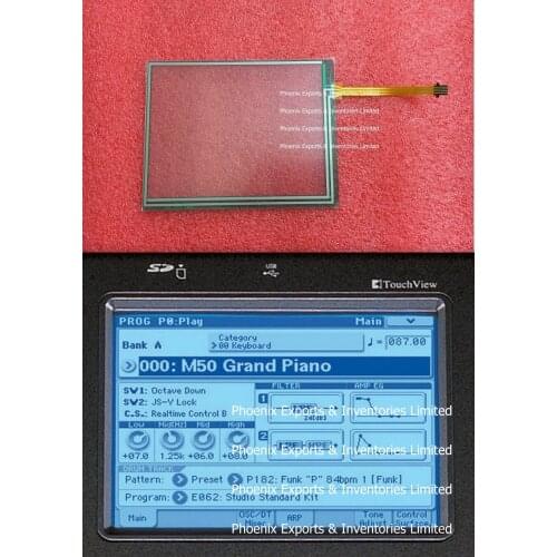 Original Korg Touch screen Digitizer for Korg M50 TOUCH SCREEN DIGITIZER PANEL PAD GLASS