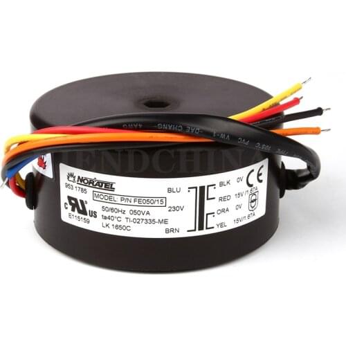 T-006 Double 25V 1.0A 50W 50VA NEW NORATEL Sealing Toroidal Transformer Primary Rated Voltage 0-230V 50/60Hz