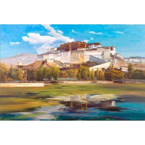 Good luck The wooden puzzle 1000 pieces ersion jigsaw puzzle white card adult childrens educational toys