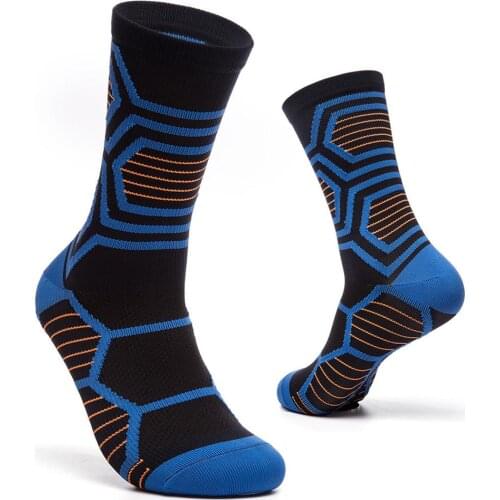 Outdoor Cycling Socks Elastic Anti-slip Wear-resistant Shock Absorption Toe Protective Sports Socks For Football Basketball