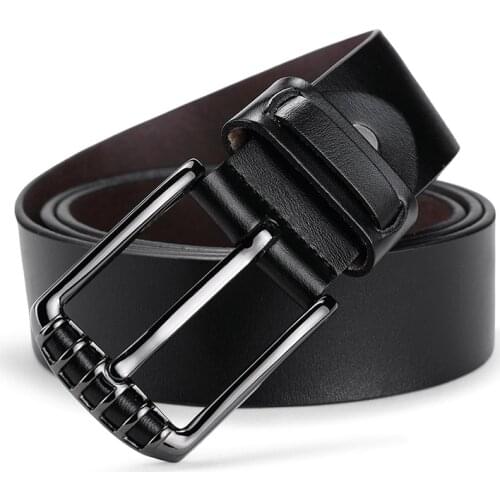 WILLIAMPOLO mens casual business fashion leather pin buckle belt men 075-076p