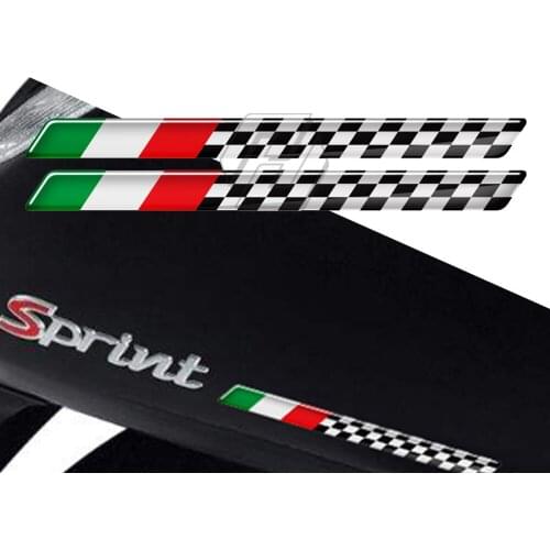 3D Motorcycle Tank Decal Italy Flag Racing Stickers Case for Aprilia Ducati Honda Suzuki Kawasaki Yamaha for Piaggio Vespa