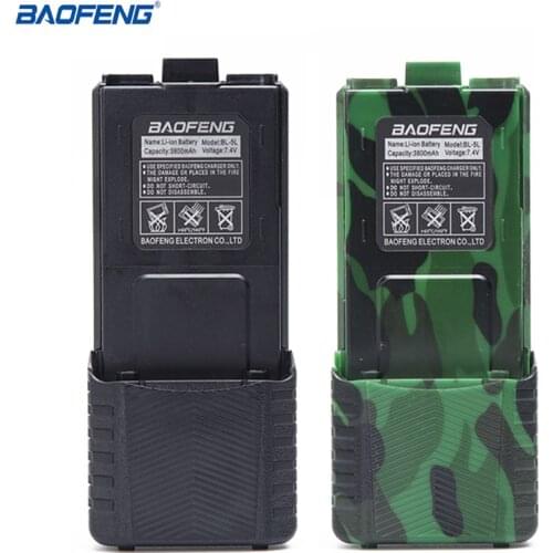 Baofeng UV-5R BL-5L 7.4v 3800mAh High Capacity Battery With USB Charger Cable For UV-5RE DM-5R Plus Walkie Talkie Ham Radio