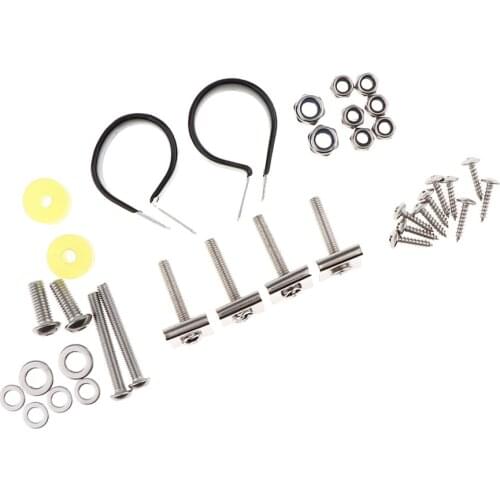 Motorcycle Hardware Screw Clamps Set Nuts Lower Vented Fairings Mounting Parts for Most Harley Touring Models