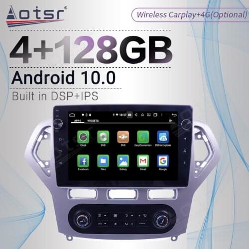 128GB DSP Carplay Android Screen Player Car For Ford Mondeo MK4 2007 - 2010 GPS Navigation PX6 Auto Radio Audio Stereo Head Unit
