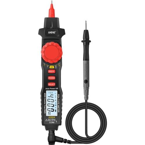 ANENG Pen Type Digital Multimeter Manual Range Data Hold AC/DC Ammeter Voltmeter Capacitance Resistance Meter for Electrician