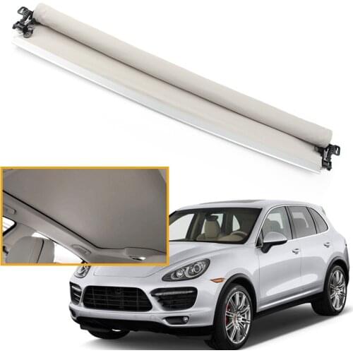 For Porsche Cayenne Sunshade Sunroof Sun Roof Shade Cover Curtain Assembly 2011 2012 2013 2014 2015 2016 2017 95856230702 Gray