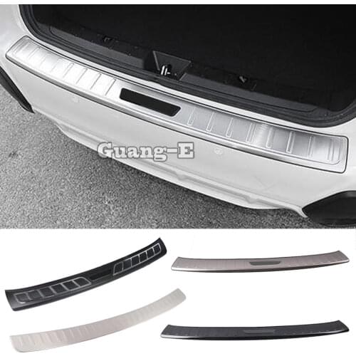 For SUBARU XV 2018 2019 2020 Car Body Stainless Steel/ABS Back Rear Pedal Door Scuff Plate Frame Outside Threshold Trunk 1pcs