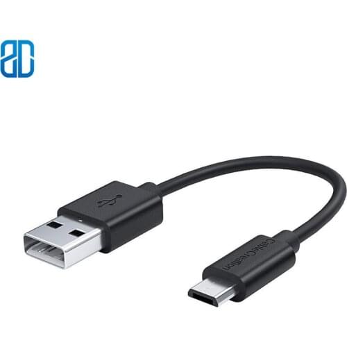 Micro USB Cable Short USB 2.0 to Micro USB Cable, High-Speed A Male to Micro B, Triple Shielded Cable, 15CM /Black Color