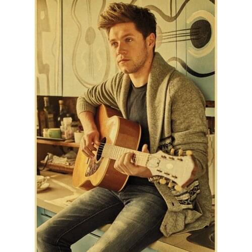 Ireland Singer Niall Horan Painting Retro Art Decor Picture Quality Canvas Poster Home Decor Room Living Sofa Wall Decor A972