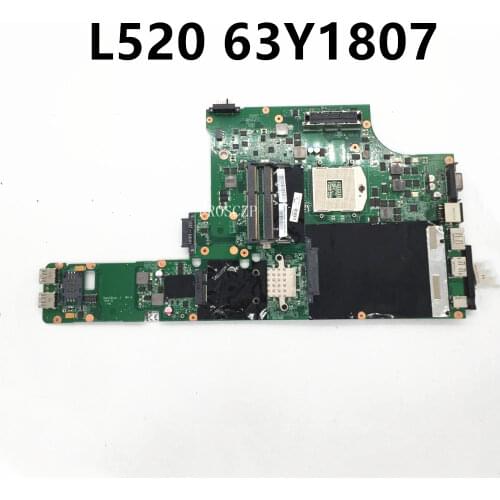 Free shipping For LENOVO L520 Laptop motherboard 63Y1807 04W0386 DAGC8EMB8D0 HM65 DDR3 100% working well