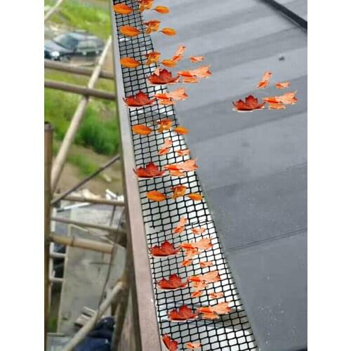 Gutter Guard Multifunctional Protective Net Cover for Drainage Elastic Mesh Multiple Protections Sturdy Drain Adjusted Net