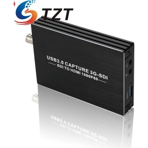 NK-M006 3G-SDI Video Capture Card USB3.0 HD 1080P Video Capture Box SDI to HDMI-Compatible Adapter Converter Driver-free Design