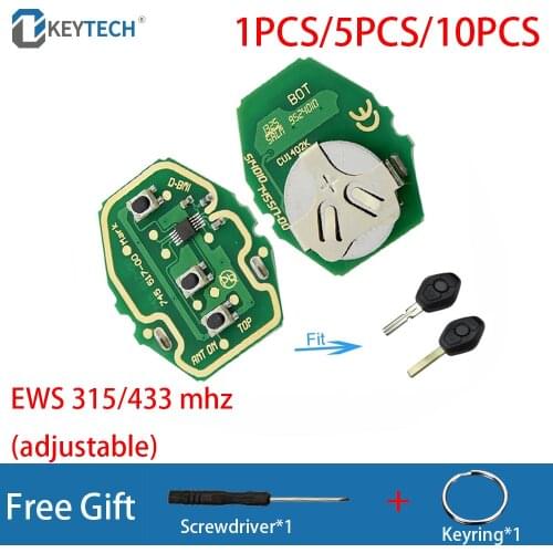 OkeyTech Remote Control Car Key Circuit Board For BMW EWS X3 X5 Z3 Z4 1/3/5/7 1 3 5 7 X3 X5 Z3 Series 315/433Mhz EWS System