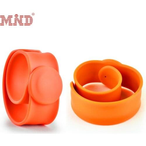 MND 50pcs 13.56Mhz waterproof rfid silicone wristband for access control Silicone RFID Wristband for festival occasion