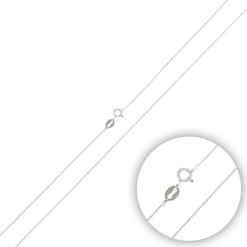 Silverlina Silver 15 Micron Round Snake Chain Necklace